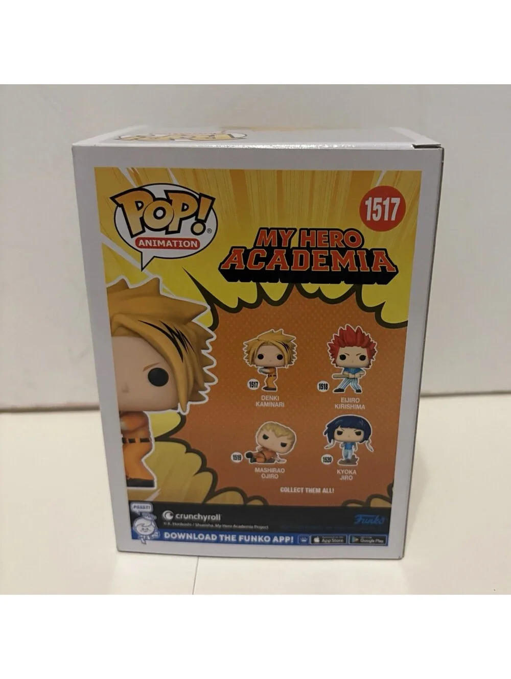 Funko POP Baseball Denki Kaminari #1517 My Hero Academia Vinyl Figure